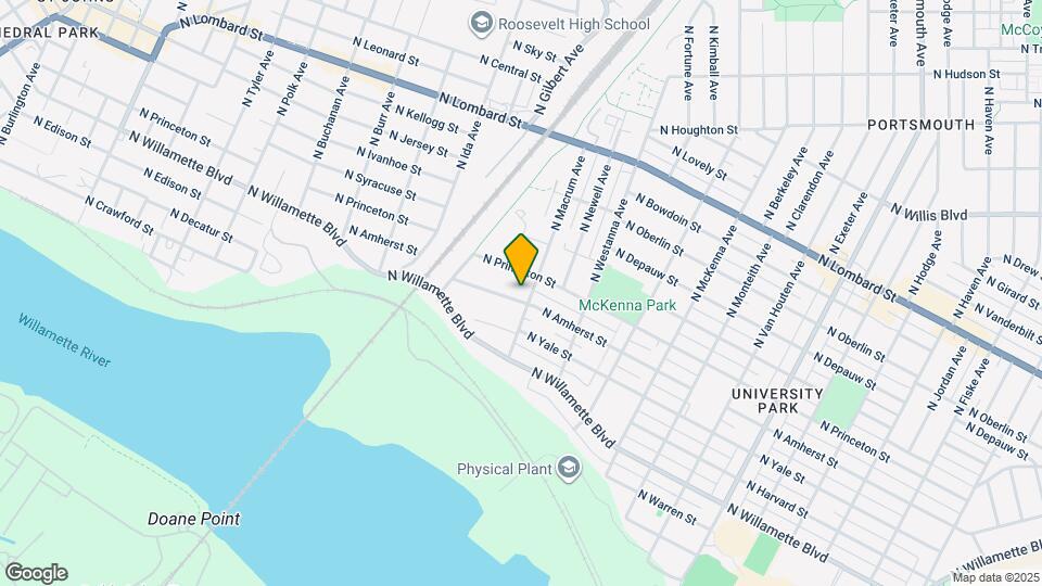 6613 N Amherst St Map and Location Details