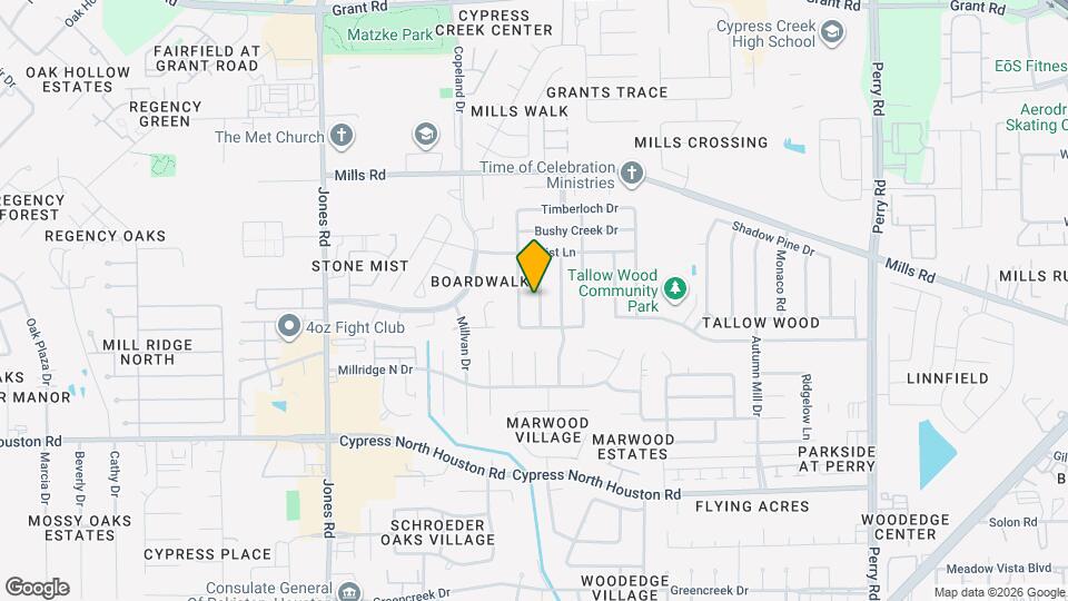 12623 Duchess Ln Map and Location Details