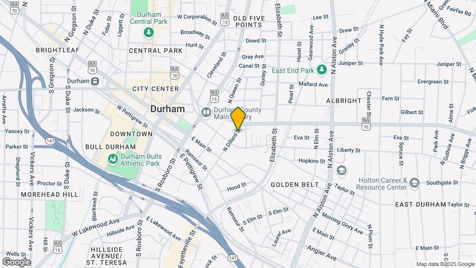 222 N Dillard St Map and Location Details