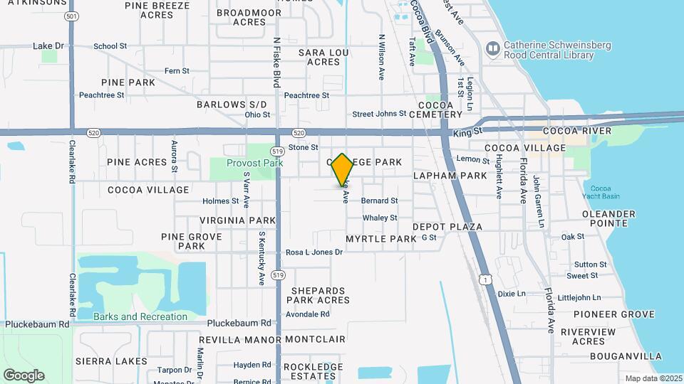 709 Thomas Ln Mapa y Detalles de la Ubicación
