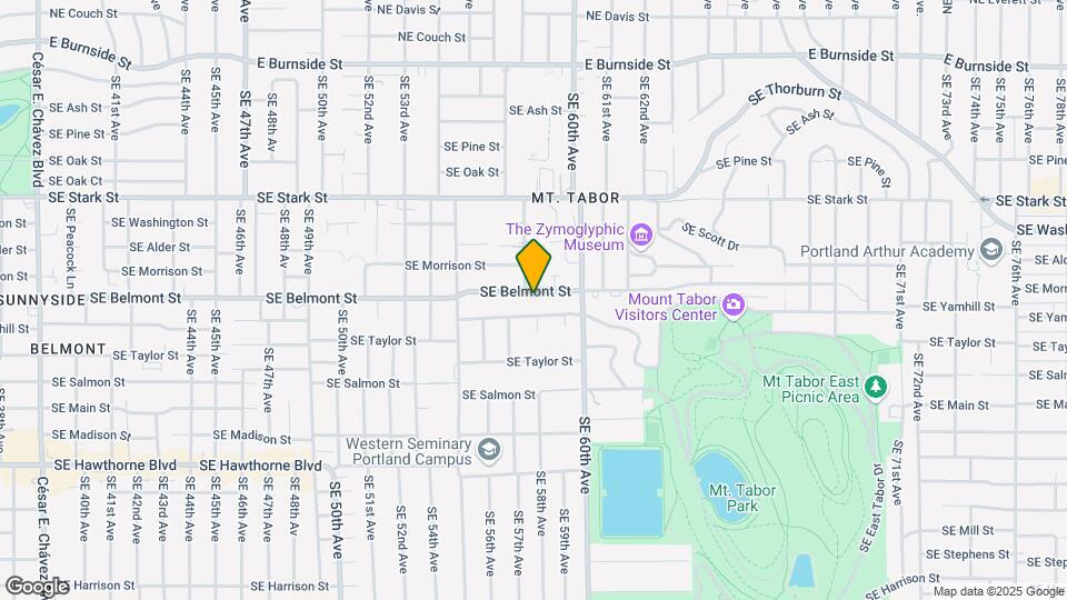 5802-5824 SE Belmont St Map and Location Details