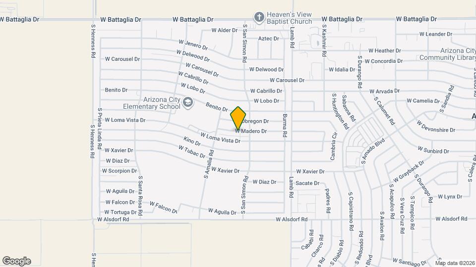 11679 W Madero Dr Map and Location Details