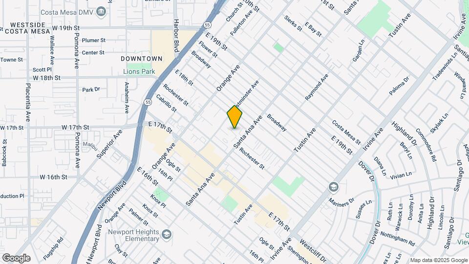 1765 Santa Ana Ave Map and Location Details