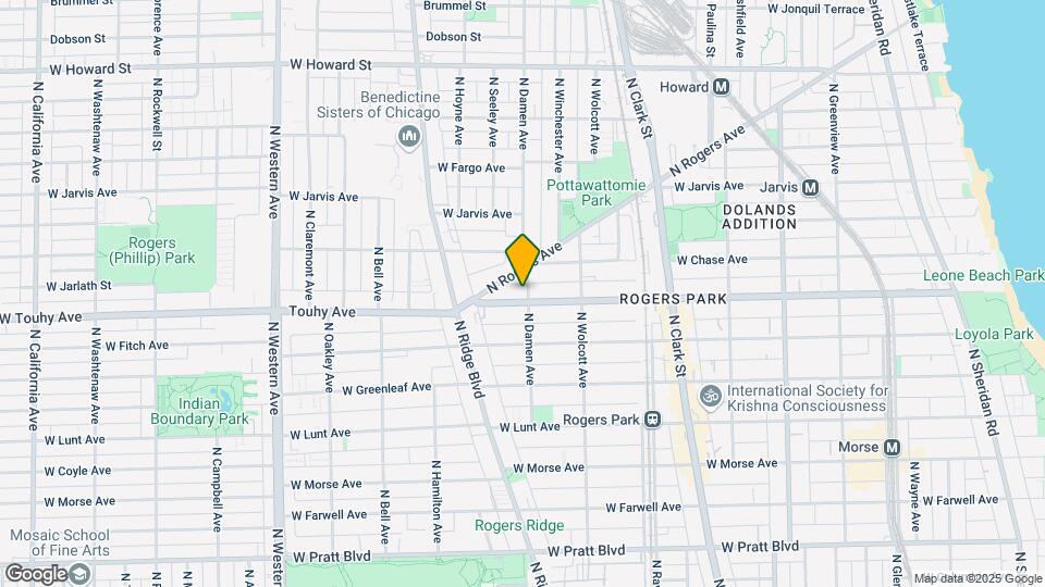 2010 W Touhy Ave Mapa y Detalles de la Ubicación