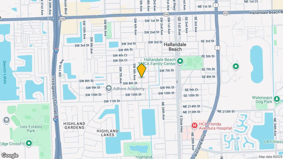 734 SW 5th Ave Map and Location Details