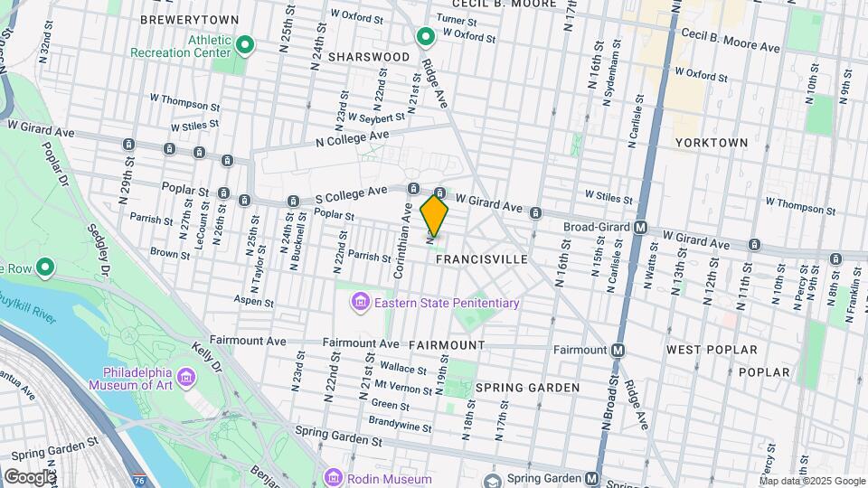 861 N 20th St, Unit 3 Map and Location Details