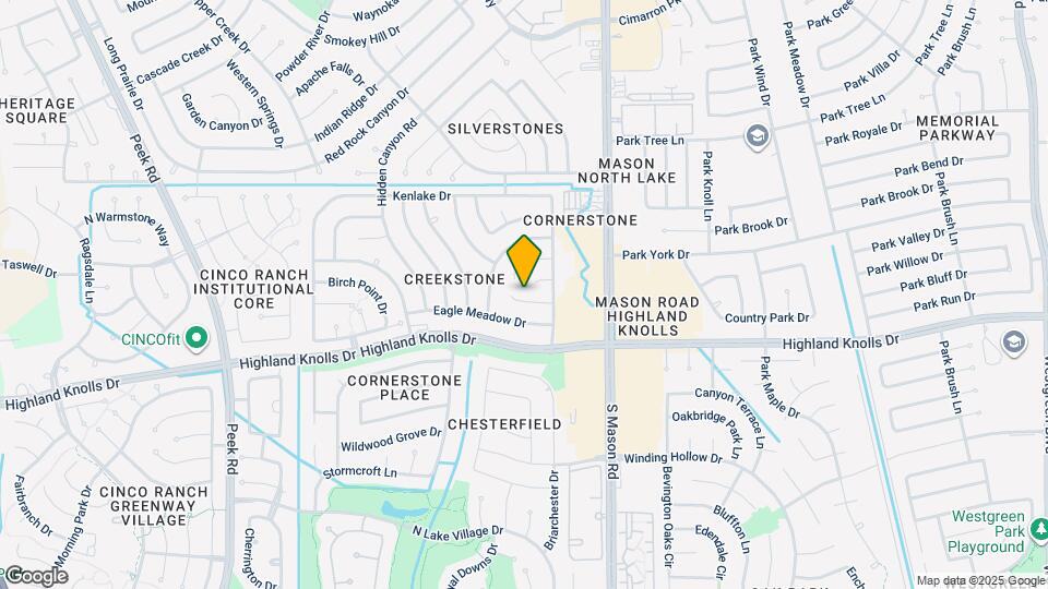 22014 Shady Valley Dr Map and Location Details