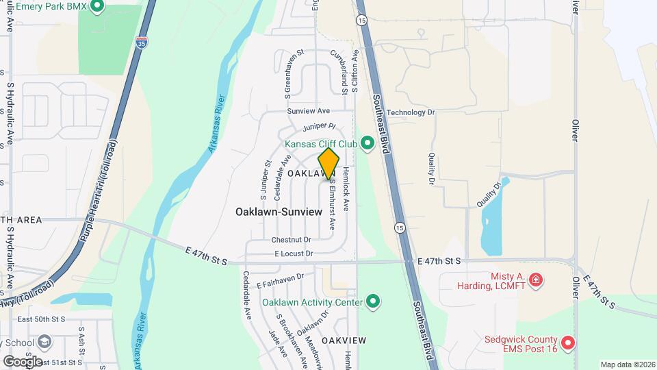 4533 S Elmhurst St Map and Location Details