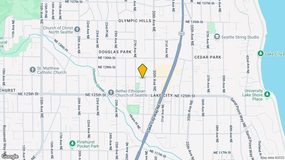 12549 28th Ave NE Mapa y Detalles de la Ubicación