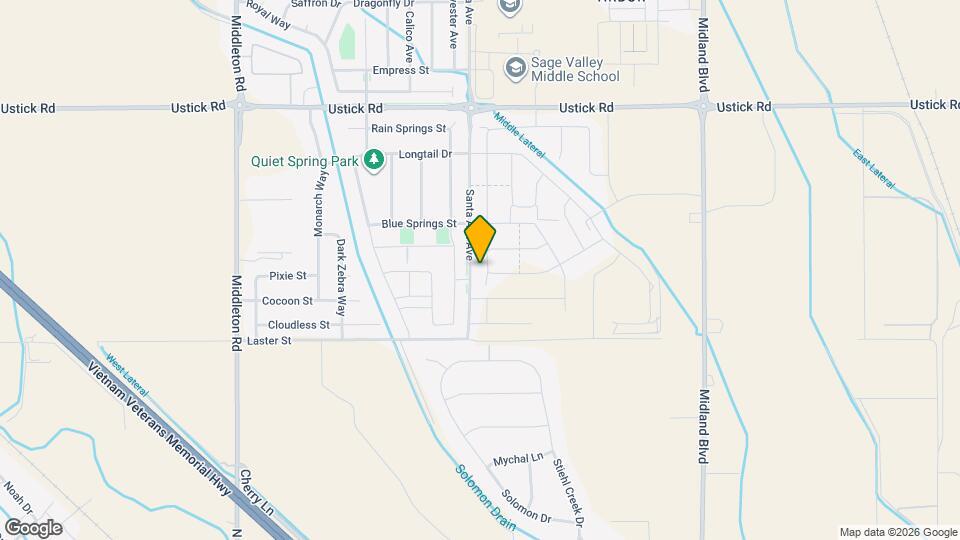 17649 Desert Rdg Ave Map and Location Details