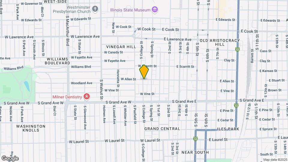 224 W Allen St Map and Location Details