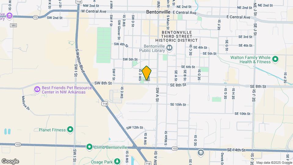 706 SW B St., Apt. B Map and Location Details