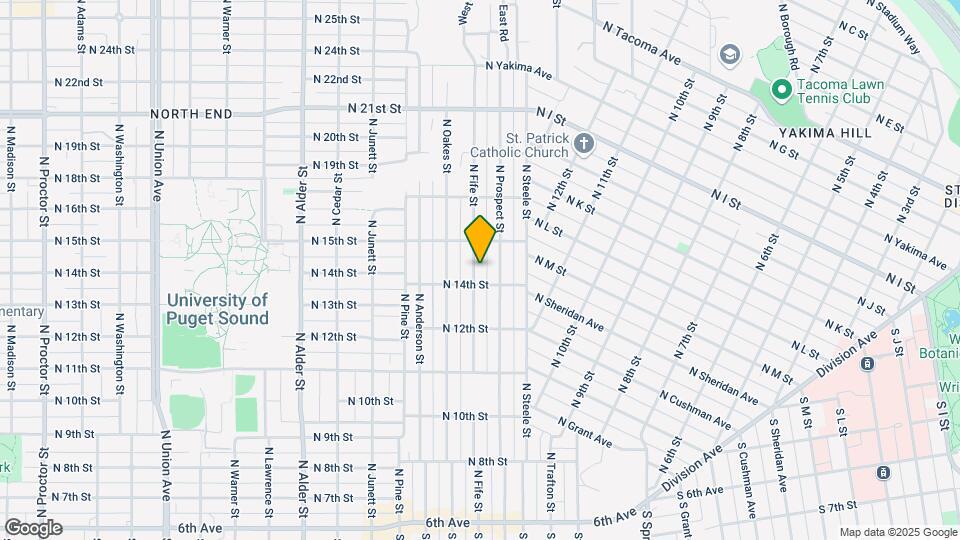 1409 N Fife St, Unit B Mapa y Detalles de la Ubicación