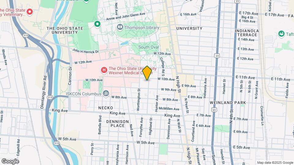 1567 Highland St Map and Location Details