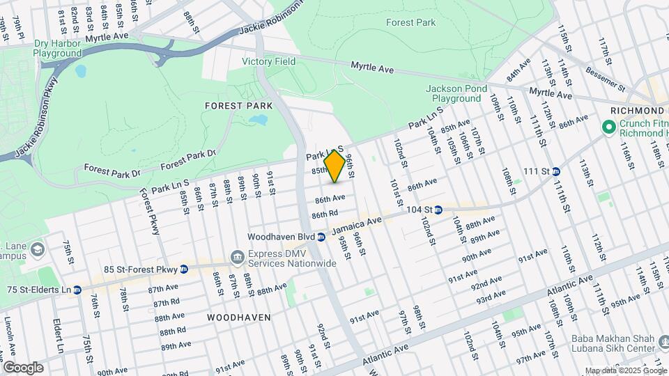 9420 85th Rd, Unit 1st Floor Map and Location Details
