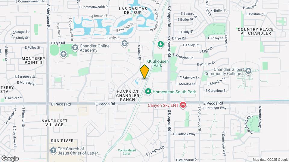 601 S Danyell Dr Mapa y Detalles de la Ubicación