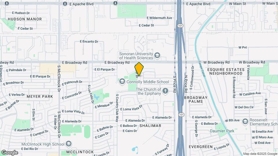 2111 S River Dr Map and Location Details