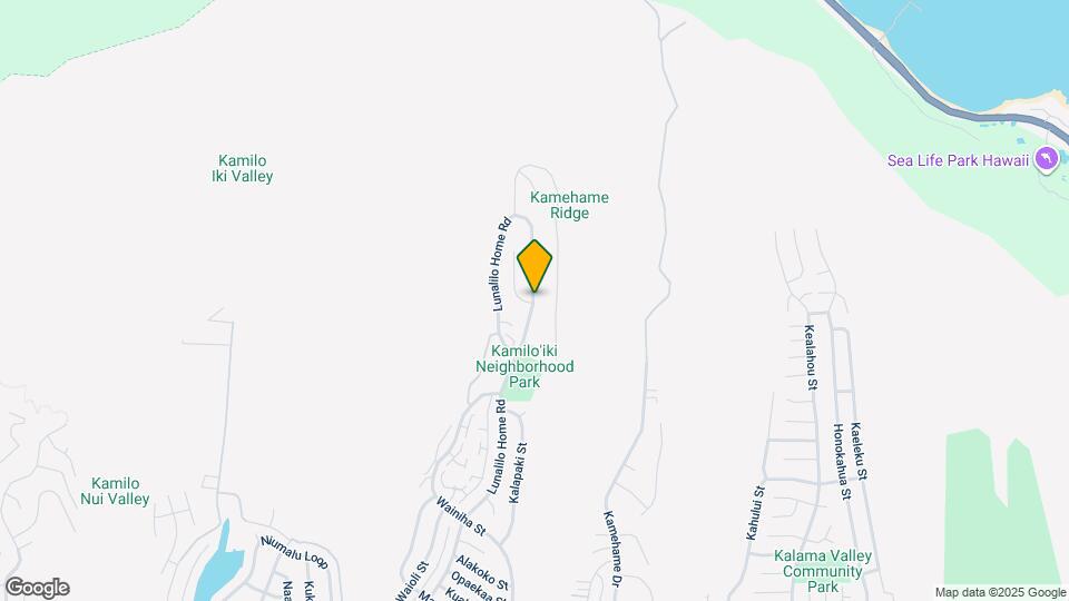 1181 Lunalilo Home Rd Map and Location Details