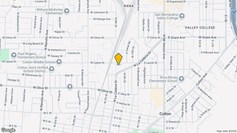 1270 N 8th St Mapa y Detalles de la Ubicación