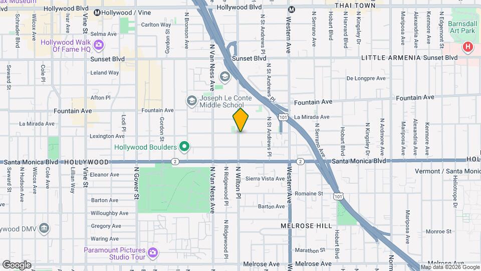 5670 Lexington Ave Map and Location Details