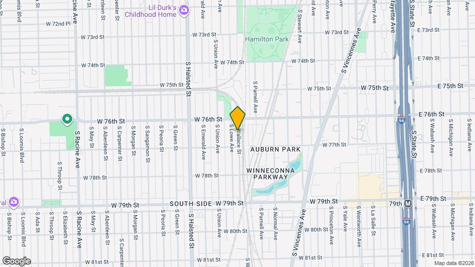 7627 S Lowe Ave Map and Location Details