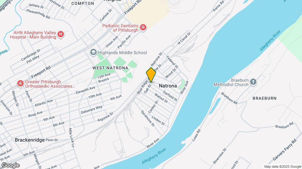 98-100-100 Garfield St Map and Location Details