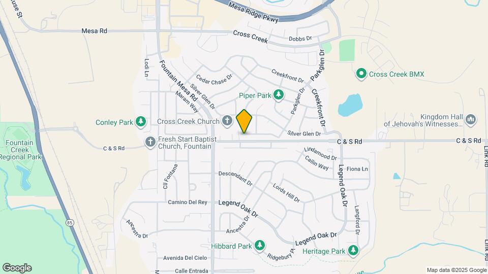 7307 Glenburn Dr Map and Location Details