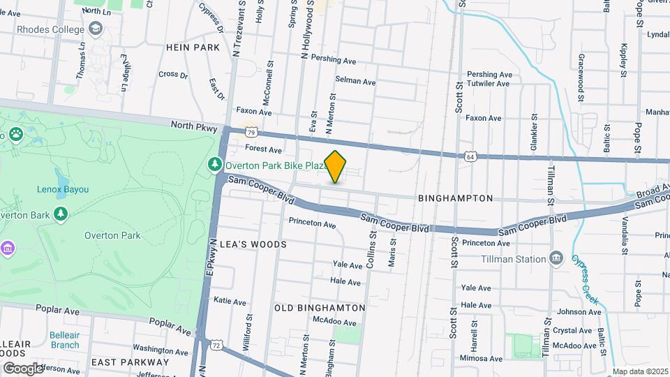 Link Apartments® Broad Ave Mapa y Detalles de la Ubicación
