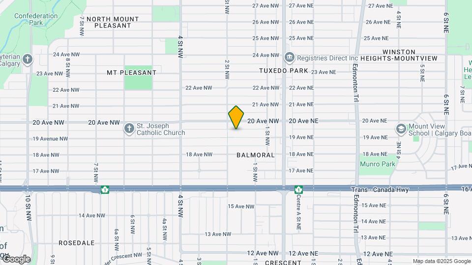 248 19 Av NW Map and Location Details