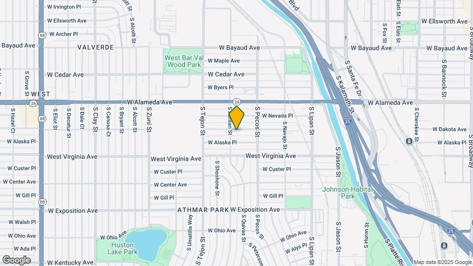 1478 W Dakota Ave Map and Location Details