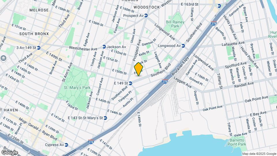 567 Southern Blvd Map and Location Details