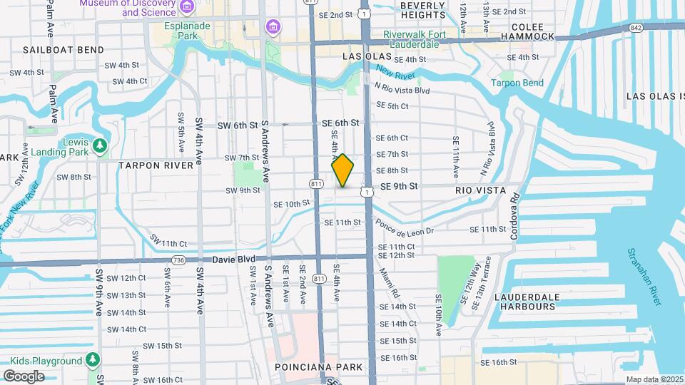 408 SE 9th St Map and Location Details