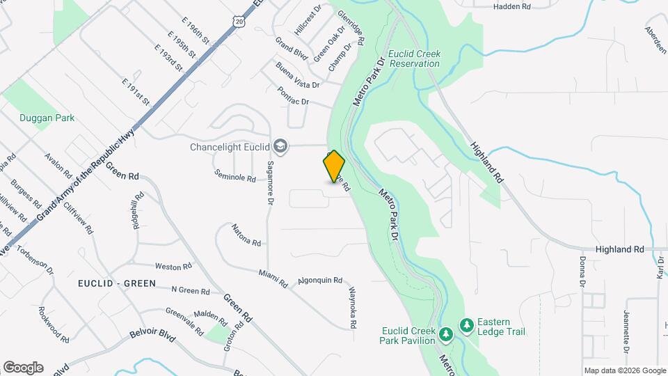 2150 Glenridge Rd Map and Location Details