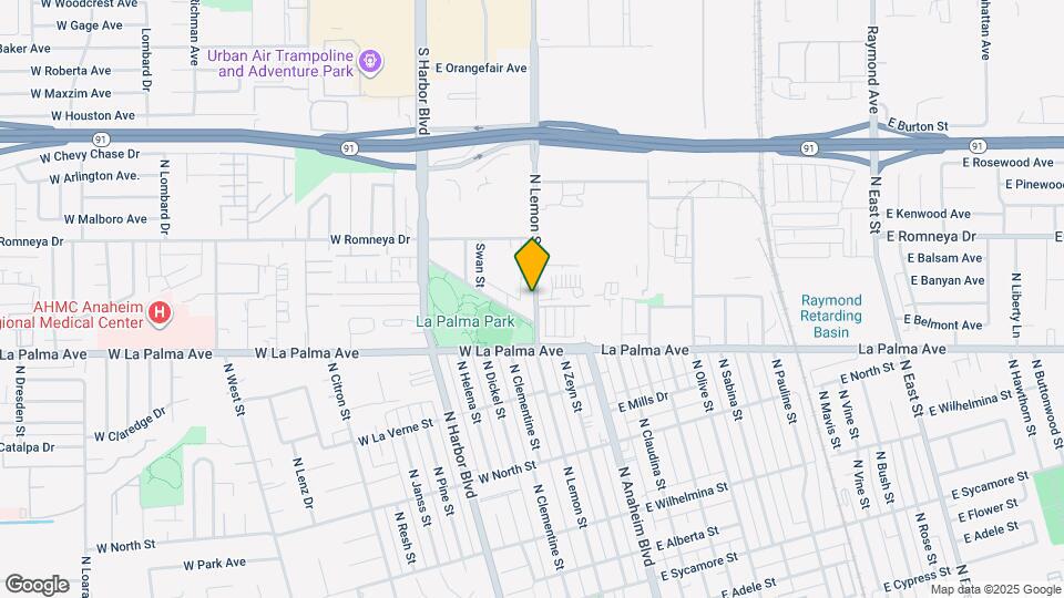 1121 N Anaheim Blvd Map and Location Details