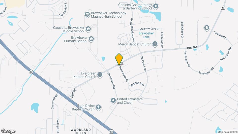 6000 Aldersbrook Ct Map and Location Details