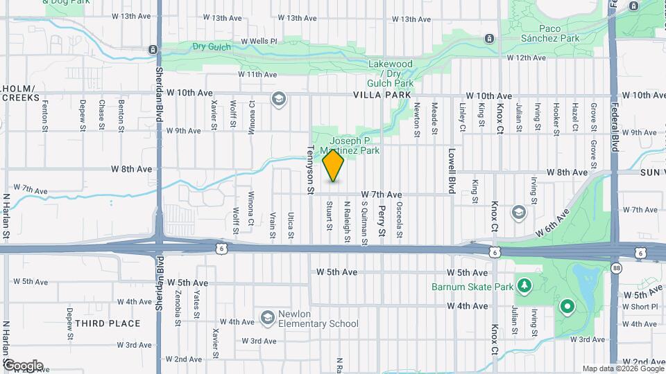 710 Stuart St Map and Location Details