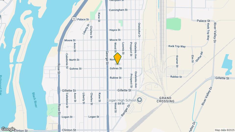 1804 Wood St Map and Location Details