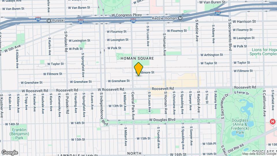 3538 W Grenshaw St Mapa y Detalles de la Ubicación