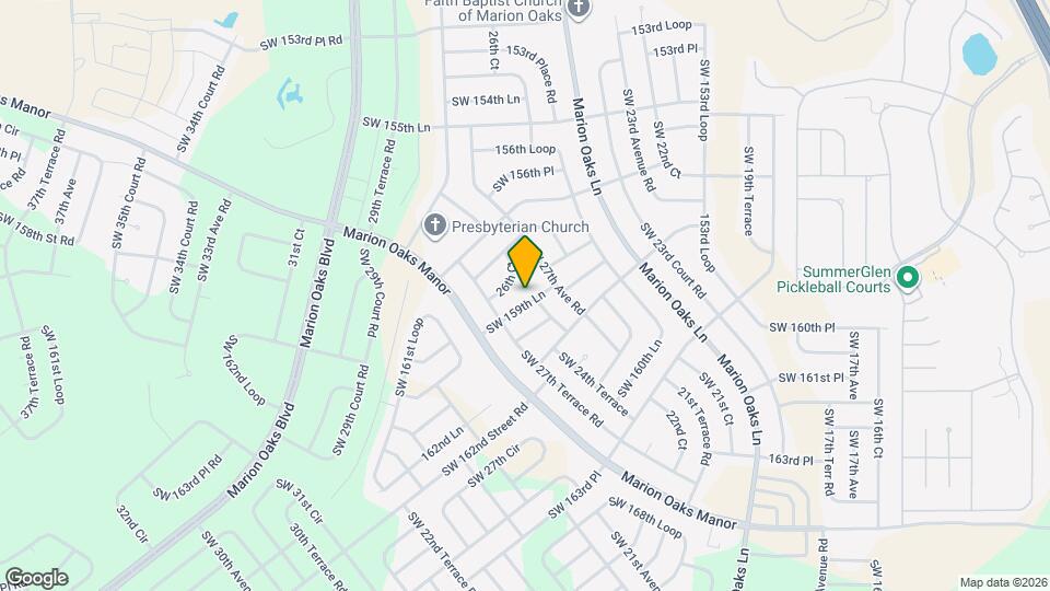 2559 SW 159th Ln Map and Location Details