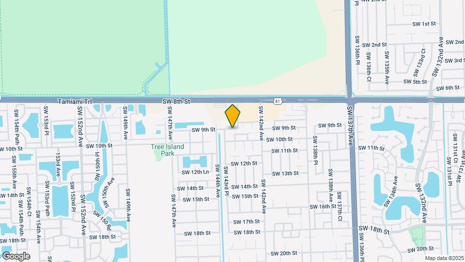 814 SW 143rd Ct Map and Location Details