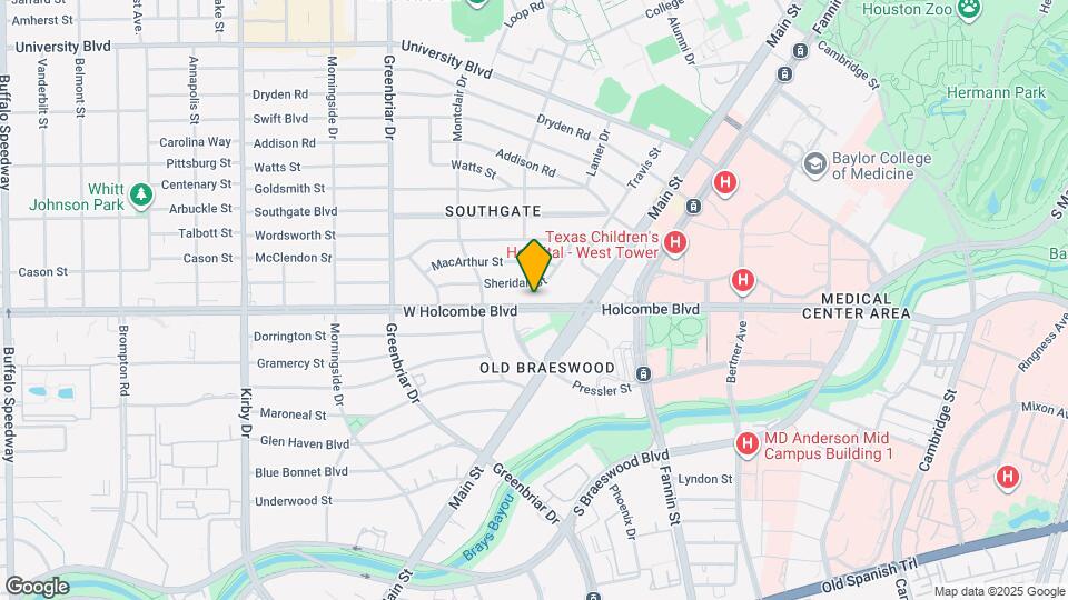 2121 Holcombe Blvd Map and Location Details