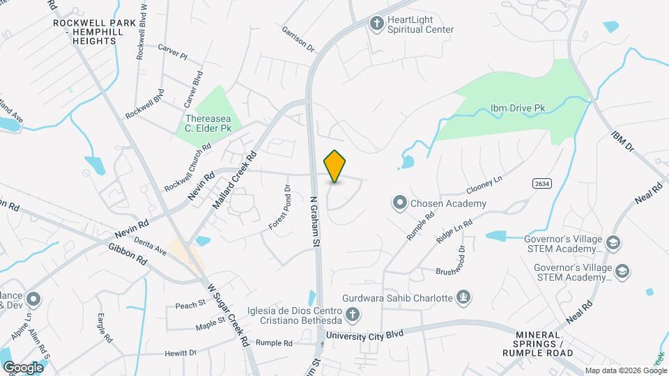 6412 Spanish Moss Ln Map and Location Details