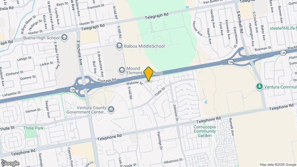 624 Thoreau Ln, Unit 1st Floor Map and Location Details