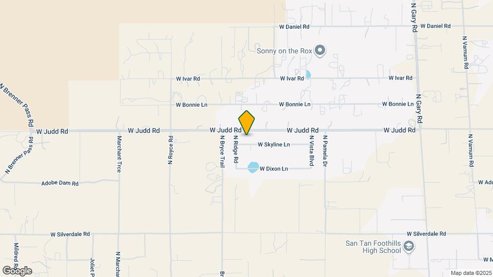 2512 W Skyline Ln Mapa y Detalles de la Ubicación