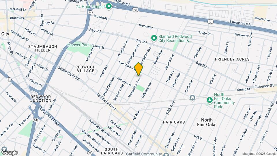 661 Hampshire Ave Map and Location Details