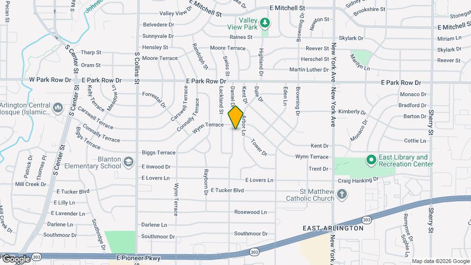 1605 Daniel Dr Map and Location Details