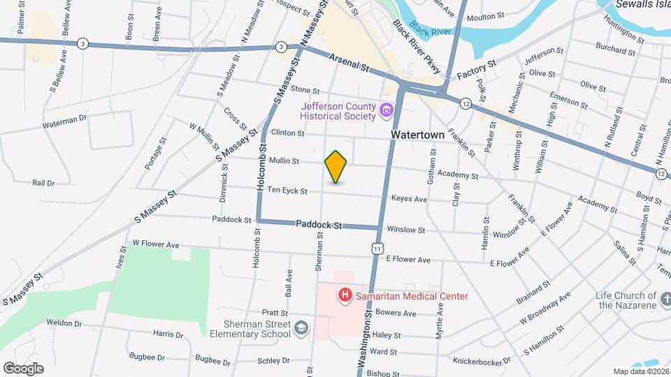 160 Ten Eyck St Map and Location Details