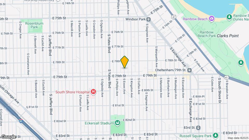 7839 S Essex Ave Map and Location Details