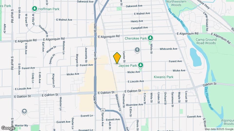 1345 Forest Ave Map and Location Details