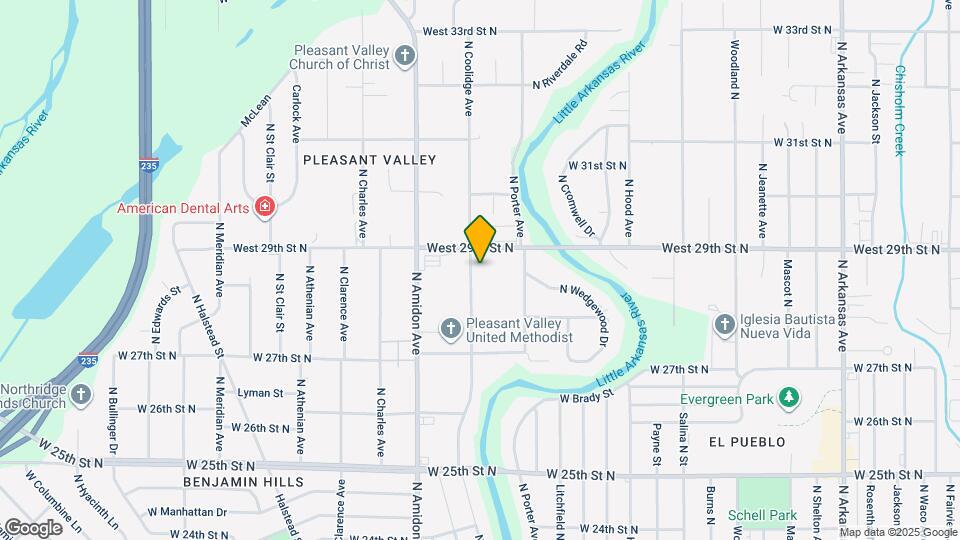 2944 N Coolidge Ave Map and Location Details